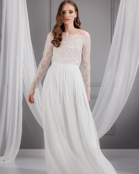 Evelyn Style Wedding Gown